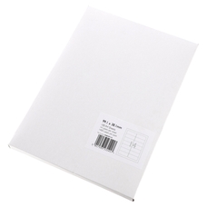 White Classmates Multipurpose Labels - 99.1x38.1mm - Box of 100 Sheets